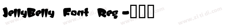 JellyBelly Font Reg字体转换 JellyBelly Font Reg字体转换